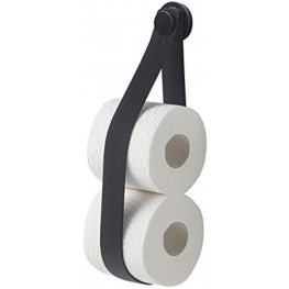 Tiger Urban Toilet Roll Holder Stainless Steel Black 5 x 38 x 2.9 cm