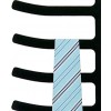 Home Basics 3-Pack Velvet Tie Hanger Black