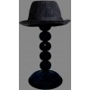Vintage Gourd Style Dome Shaped Metal Hat Rack Cap Wig Holder Free Standing Display Rack Turquoise
