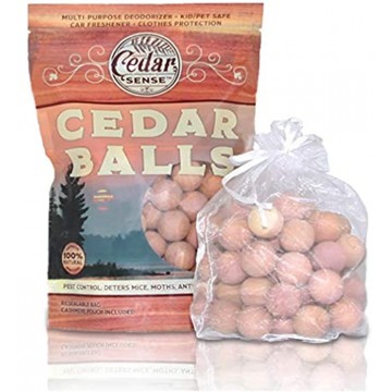 Cedar Sense Cedar Balls 60 Pack Cedar Blocks for Clothes Storage Cedar for Closets Closet Freshener Cedar for Hangers Cedar Closet Freshener