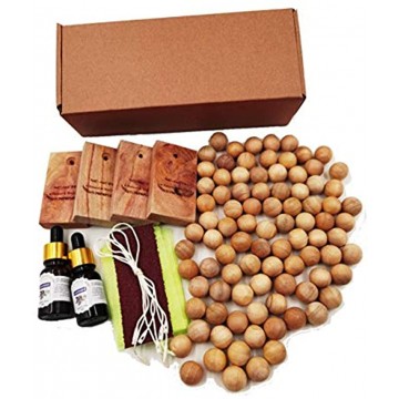 GREENLE Cedar Blocks Cedar Balls Substitute-Chinese Camphorwood Use for Closets and Drawer Fragrant Drawer Liners 100 Pack