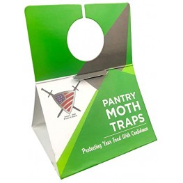 Pantry Moth Trap 6 Pack Closet Traps for Moths with Unique Hanging Design Pheromone Attractant Catches Male Moths Naturally without Toxic Repellant is Family Safe and Prime for Kitchen Closets.