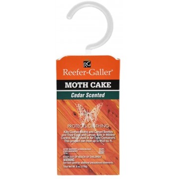 Reefer-Galler Cedar Moth Cake 1 Kills Clothes Moths Carpet Beetles and Eggs and Larvae