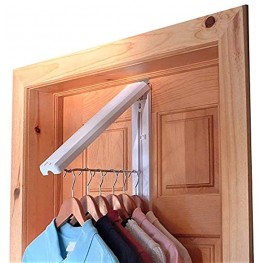 InstaHanger Closet Organizer The Original Folding Drying Rack Wall Mount Includes Over Door Bracket For 1 3 8 Thick Doors Only