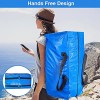 Moving Bags with Handles Rihim Heavy Duty Extra Large Storage Bags Totes with Zippers Dorm College Moving Supplies Box for Space SavingBlue Storage Totes Pack of 4