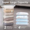 Space Saver Bags Vacuum Storage Bags Hometall Cube Vacuum Sealer Bags for Bedding Clothes Comforter Quilts Blanket 6 Pack Compression Bags for Storage（3 Jumbo & 3 Medium）with Pump
