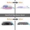 Travel Space Saver Bags Vacuum Travel Storage Bags Reusable Packing Sacks 10 Pack No Vacuum Pump Needed Save 80% Luggage Space Double Zipper 100% Waterproof Perfect for Travel Home Storage