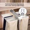 jxgzyy Pull Out Trousers Rack 22 Arms Sliding Pants Hanger Bar for Closet Organizers for Space Saving and Storage 23-2 5x18