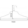 SPECILITE Clothes Hangers 16 inch 12 Gauge Metal Wire Hanger Bulk for Standard Adult Size Set of 100