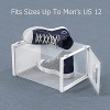 Shoe Box 8 Pack Large Shoe Storage Boxes Clear Plastic Stackable Shoe Organizer Containers with Lids for Men's US 12