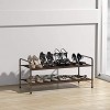 Simple Houseware 2-Tier Shoe Rack Storage Organizer Bronze