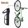 Wallmaster Bike Rack Garage Wall Mount Bicycles 2-Pack Storage System Vertical Bike Hook for Indoor