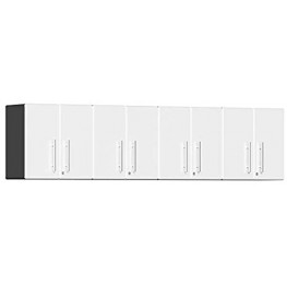 Ulti-MATE UG22040W 4-Piece Garage Wall Cabinet Kit in Starfire White Metallic