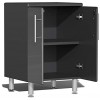 Ulti-MATE UG22061G 6-Piece Garage Cabinet Kit with Channeled Worktop in Graphite Grey Metallic