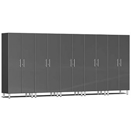 Ulti-MATE UG22650G 5-Piece Tall Garage Cabinet Kit in Graphite Grey Metallic