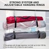 WEYIMILA Camping Chair Storage Camping Chair Wall Storage for Garage Camper Organizer and Hanger System for Lawn Chair Tent Umbrella Yoga Mat Bag Holds 4 Chairs Garage Wall Storage