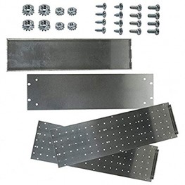 BUD Industries RM-14212 Aluminum Rackmount Chassis 19 Width x 5-1 4 Height x 17-3 64 Depth Natural Finish