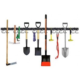 Garage Tool Organizer Wall Mount 64 Inch,Adjustable Storage System,Wall Holders for Tools,Wall Mount Tool Organizer,Garage Organizer,Garden Tool Organizer,Garage Storage