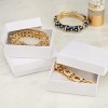 6-Pack Cotton Fill Cardboard Paper Jewelry Box Gift Case Genuine White: Size 3.08” x 2.28” x 1.1”