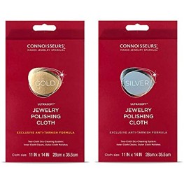 Connoisseurs Polishing Cloth Kit Jewelry Cleaner Violet 999270