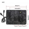 Salome Idea 2PCS Chinese Silk Embroidery Brocade Jewelry Roll Bag with Tie Close Travel Accessories Pouch Organizer for Necklaces Earrings Brooches Bracelets Rings Compact Case and Easy to CarryBlackGrey