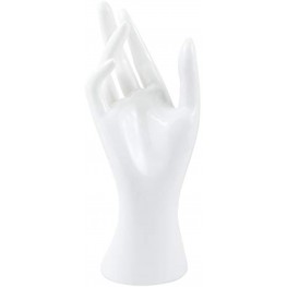 AUEAR Female Mannequin Hand Display for Jewelry Display Holder Bracelet Necklace Ring Stand White 8.66x2.95 1 Pack