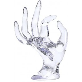 Jewelry Display Holder Plastic Mannequin Hand Jewelry Display Jewelry Hand Stand Necklace Bracelet Ring Watch Holder for Home Organization
